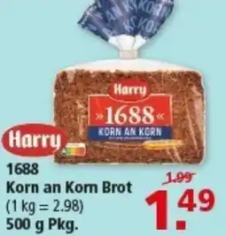 Multi Markt Harry 1688 Korn an Korn Brot Angebot
