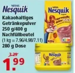 Multi Markt Nesquik Kakaohaltiges Getränkepulver Angebot