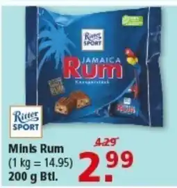 Multi Markt Ritter SPORT Minis Rum Angebot