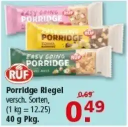 Multi Markt RUF Porridge Riegel Angebot