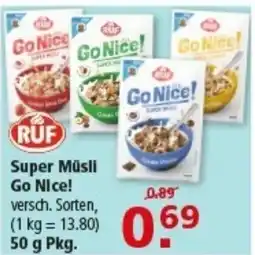 Multi Markt RUF Super Müsli Go Nice! Angebot