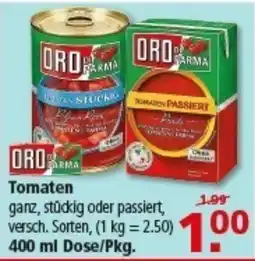 Multi Markt ORO di PARMA Tomaten Angebot