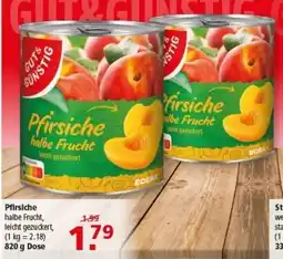 Multi Markt GUT&GÜNSTIG Pfirsiche Angebot