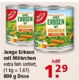 Multi Markt Junge Erbsen mit Möhrchen Angebot