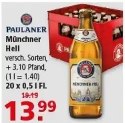 Multi Markt PAULANER Münchner Hell Angebot