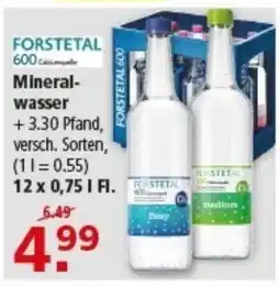 Multi Markt FORSTETAL 600 Mineralwasser Angebot