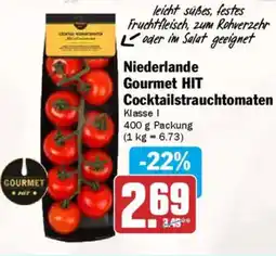 AEZ Niederlande Gourmet HIT Cocktailstrauchtomaten Angebot