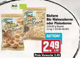 AEZ Bio Walnusskerne oder Pinienkerne Angebot