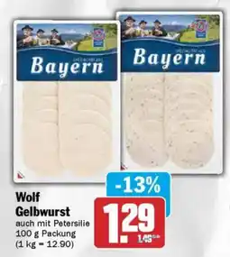AEZ Wolf Gelbwurst Angebot