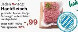 AEZ Jeden Montag Hackfleisch Angebot