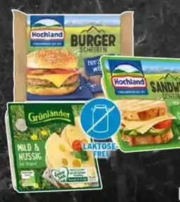 AEZ Grünländer/ Hochland Sandwich-Scheiben, Schnitt-/Schmelzkäse in Scheiben Angebot