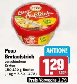 AEZ Popp Brotaufstrich Angebot