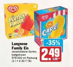 AEZ Langnese Family Eis Angebot