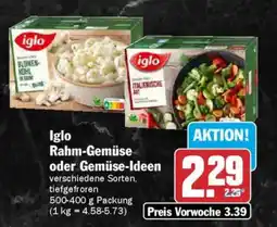 AEZ Iglo Rahm-Gemüse oder Gemüse-Ideen Angebot
