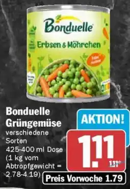 AEZ Bonduelle Grüngemüse Angebot