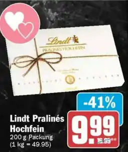 AEZ Lindt Pralinés Hochfein Angebot