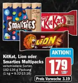 AEZ KitKat, Lion oder Smarties Multipacks Angebot