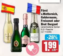 AEZ Fürst v.Metternich, Geldermann, Freixenet oder Brut Dargent Angebot
