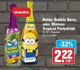 AEZ Robby Bubble Berry oder Minions Tropical Partydrink Angebot