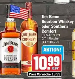 AEZ Jim Beam Bourbon Whiskey oder Southern Comfort Angebot