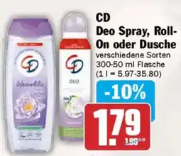 AEZ CD Deo Spray, Roll- On oder Dusche Angebot