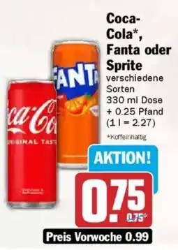 AEZ Coca- Cola, Fanta oder Sprite Angebot