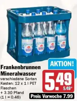 AEZ Frankenbrunnen Mineralwasser Angebot