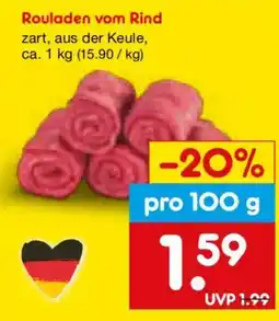 Netto Marken-Discount Rouladen vom Rind Angebot