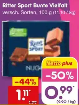 Netto Marken-Discount Ritter Sport Bunte Vielfalt Angebot