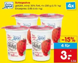 Netto Marken-Discount GUTES Land Schlagsahne Angebot