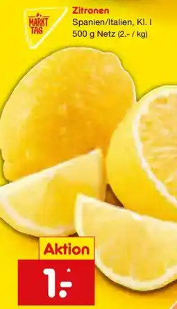Netto Marken-Discount MARKT TAG Zitronen Angebot