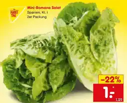 Netto Marken-Discount MARKT TAG Mini-Romana Salat Angebot