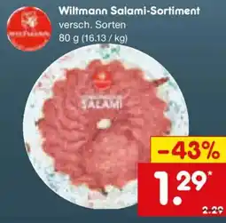 Netto Marken-Discount Wiltmann Salami-Sortiment Angebot