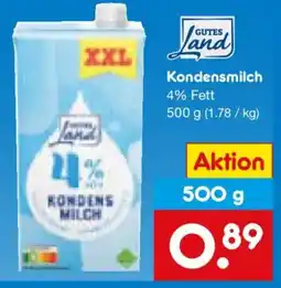 Netto Marken-Discount GUTES Land Kondensmilch Angebot
