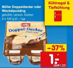 Netto Marken-Discount Müller Doppeldecker oder Wackelpudding Angebot