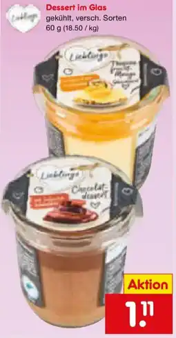 Netto Marken-Discount Dessert im Glas Angebot