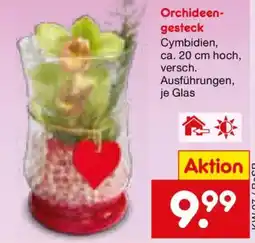 Netto Marken-Discount Orchideen gesteck Angebot