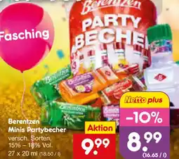 Netto Marken-Discount Berentzen Minis Partybecher Angebot