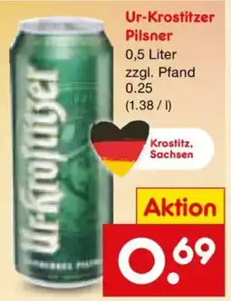 Netto Marken-Discount Ur-Krostitzer Pilsner Angebot