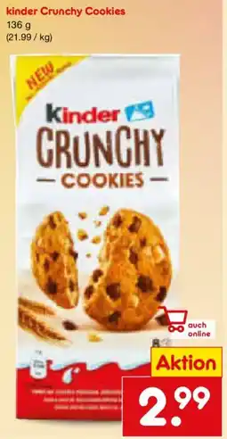Netto Marken-Discount kinder Crunchy Cookies Angebot
