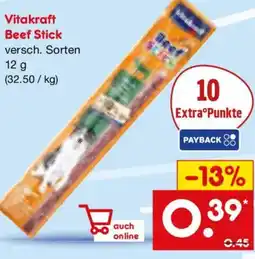 Netto Marken-Discount Vitakraft Beef Stick Angebot