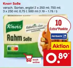 Netto Marken-Discount Knorr Soße Angebot