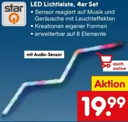 Netto Marken-Discount star LED Lichtleiste, 4er Set Angebot