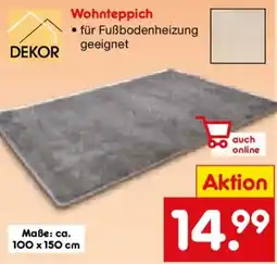 Netto Marken-Discount DEKOR Wohnteppich Angebot