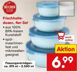 Netto Marken-Discount Frischhalte- dosen, 4er-Set Angebot