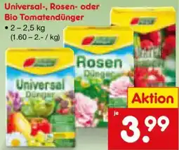 Netto Marken-Discount Universal-, Rosen- oder Bio Tomatendünger Angebot