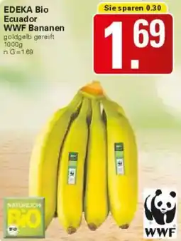 WEZ EDEKA Bio Ecuador WWF Bananen Angebot