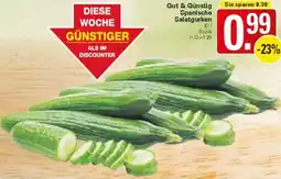WEZ Gut & Günstig Spanische Salatgurken Angebot