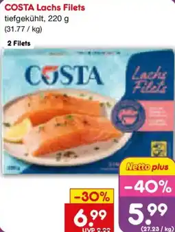 Netto Marken-Discount COSTA Lachs Filets Angebot