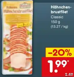 Netto Marken-Discount Hähnchenbrustfilet Classic Angebot